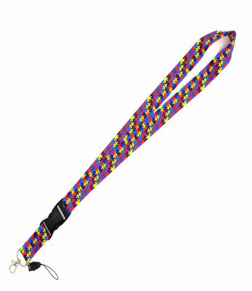 Handy-Riemen-Anhänger, 10 Stück, Puzzle, abnehmbar, universelles Sport-Lanyard für MP34-Schlüsselanhänger, Abzeichen-Lanyards, Ganzes 1826689