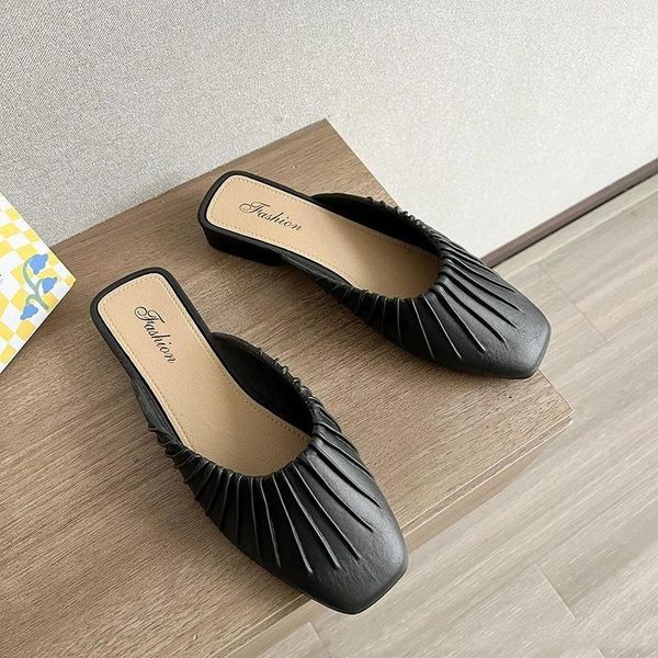 Sandálias verão chinelos femininos ao ar livre confortável sapatos de escritório produtos de desconto para mulheres salto baixo plano 2024