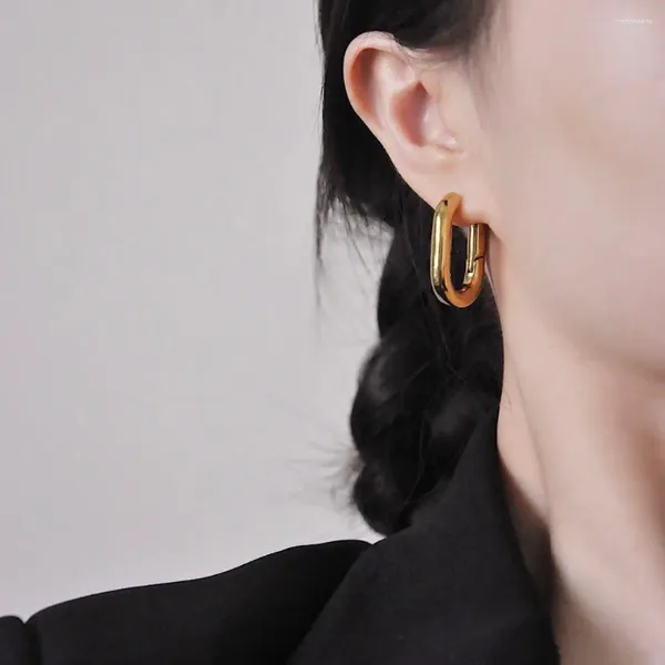 Stud Küpe Pirinç Geo Düzensiz Küpe Beyanı Kadın Mücevher Punk Partisi Elbise Brincos T Göster Pist Nadir Kore Japonya Stil İns