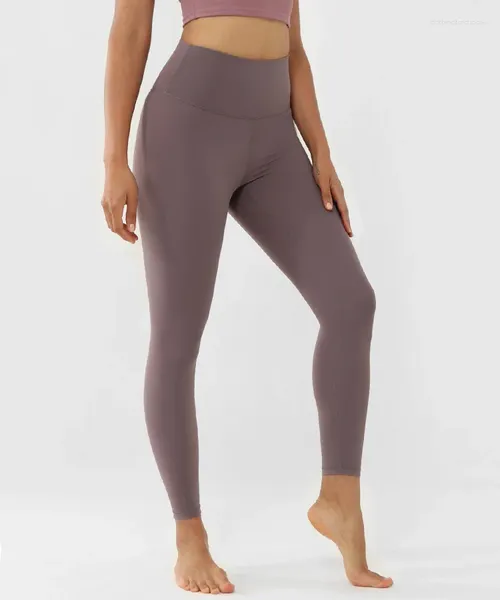 Damen-Hosen, 30 Farben, hintere Taille, zweites Hautgefühl, Yoga, für Damen, hocksicher, 4-Wege-Stretch, Sport, Fitnessstudio, Legging, Fitness-Strumpfhose