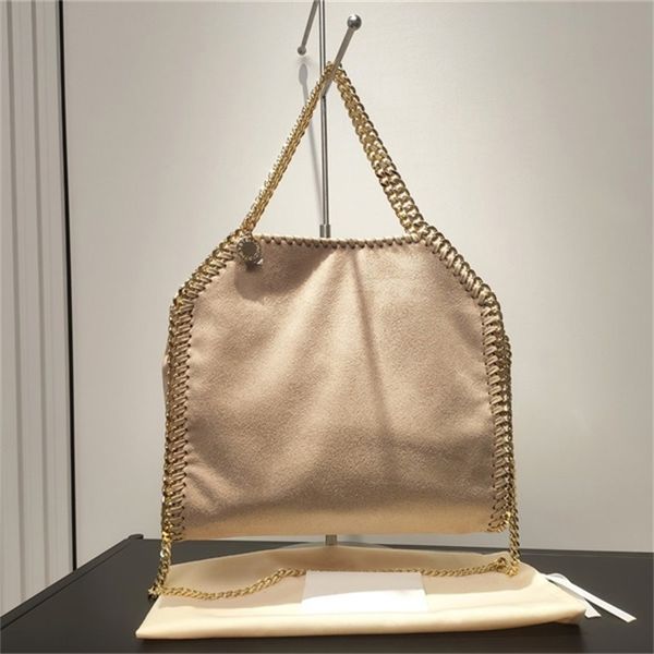 Щедрая 7А дизайнерская сумка для отдыха с цепочкой через плечо, сумка из ПВХ, кожаная борза, женская Стелла Маккартни в стиле решетки, сумки на плечо для отпуска, разные размеры to02