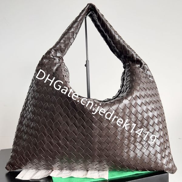 Дизайнерская роскошная сумка HOP 10A, сумка-бродяга на молнии высшего качества, сумка для подмышек, кожа наппа и плетение, сумка через плечо Intrecciato, повседневный женский клатч большой емкости