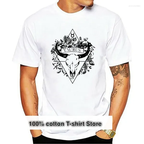 Camiseta masculina com estampa de tela Taurus Zodiac Camiseta masculina