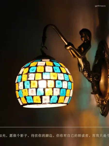 Duvar lambaları uzun aplikler leke ışıkları ev için dekoratif ürünler sevimli lamba kablosuz led anahtar aplike
