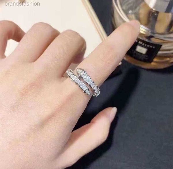 Designer senhoras corda nó anel com diamantes moda anéis para mulheres jóias clássicas banhado a ouro rosa casamento atacado indefinido