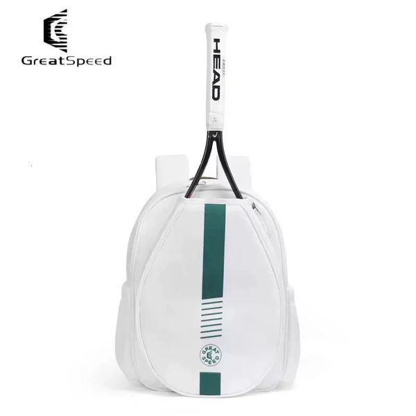 Greatspeed mochila para raquete de tênis, 1 peça, badminton, homens, mulheres, adultos, crianças, mochilas 240104