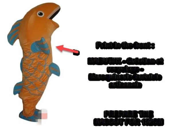 Costumi Pesce calamaro costume della mascotte Costume da personaggio Formato adulto spedizione gratuita