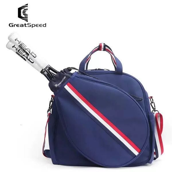 Bolsa de tênis GreatSpeed badminton ombro feminino adulto elegante esportivo 240104