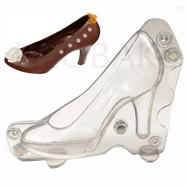 Формы для выпечки, большой размер, 3D обувь на высоком каблуке, пластиковая форма для шоколада «сделай сам», стерео туфли на высоком каблуке, женские туфли, инструменты для украшения торта конфетами
