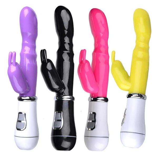 Vibratoren Vibratoren Kaninchen -Vibrator für Frauen Clitoris Stimulator GSPOT Vagina Massager Butt Plug Female Masturbator Sex Toys für Shop 23070