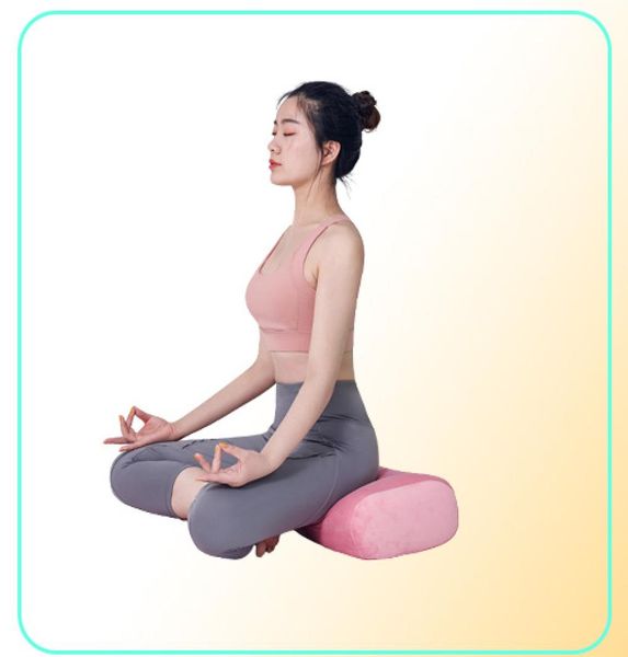Yoga-Nackenkissen Sel für Meditation und Unterstützung, rechteckiges Kissenzubehör, maschinenwaschbar, mit Tragegriff9606747