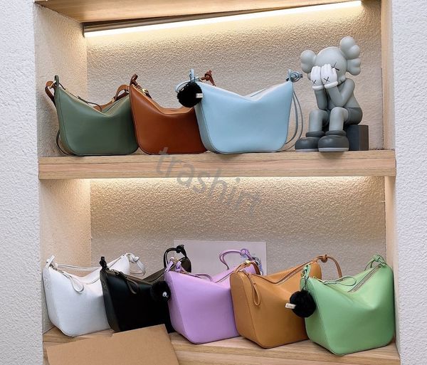 Tasarımcı Çanta Bulmacaları Kadınlar Tek Omuzlu Çantası Loweee Cüzdan Moda Marka Deri Deri Flip Yay Tote Çanta Alfabe Nakış Geniş Omuz Kayışı Crossbody Bag