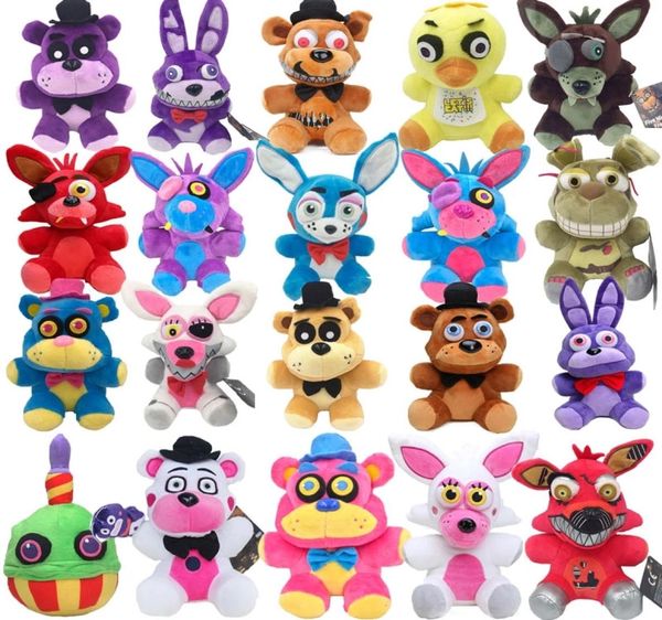 29 stili FNAF giocattoli di peluche bambola Kawaii Bonnie Chica Golden Foxy bambole di peluche regalo di compleanno a sorpresa per i bambini8706659