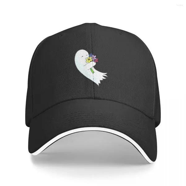 Бейсбольная кепка с цветочным призраком, шляпы Boonie на день рождения, косплей, милая, элегантная, женская, мужская
