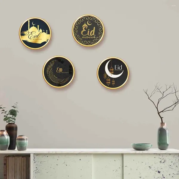 Adesivos de Parede Criativo DIY Decalque Eid Mubarak Cultura Muçulmana Arte Murais Ramadan Quarto Sala de estar Decoração de Casa