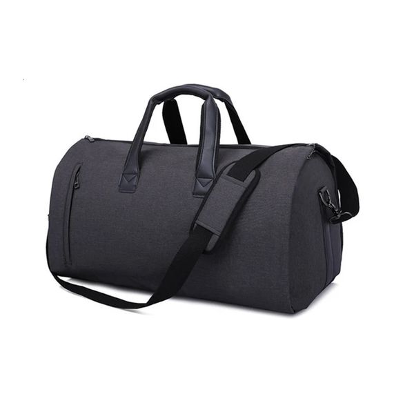 2-in-1-Kleiderreisetasche mit Schuhfach, umwandelbare Anzug-Reisetasche, Handgepäcktasche mit Gepäck-Schultergurt t0 240104