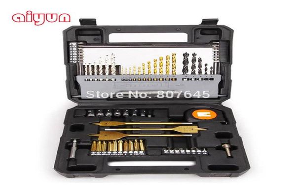 68pcsset conjunto de brocas de impacto para alvenaria broca plana de madeira para metal carpintaria6999539