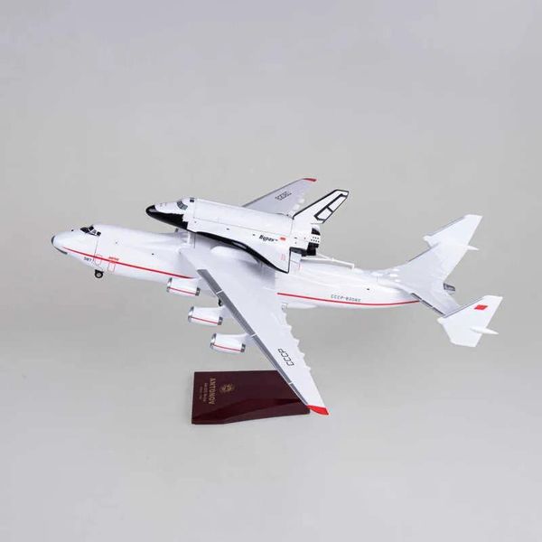 Modle Aeronave Modle An225 Mriya CCCP Escala 1/200 Antonov RKK Modelo de Aeronave Transporte Estratégico ABS Modelo de Avião de Plástico HKD230701