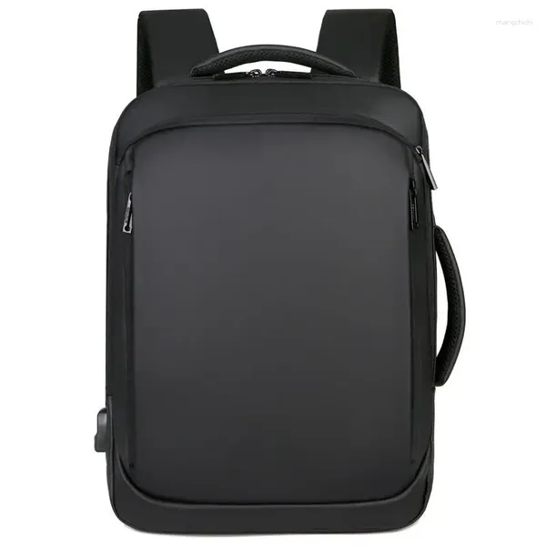 Mochila para homens 2024 multifuncional negócios notebook carregamento usb filme impermeável mochila masculina casual saco