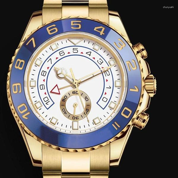 Наручные часы по индивидуальному заказу, оптовая продажа 2024, мужские лучшие наручные часы Master Yacht, 44 мм, автоматические механические мужские часы