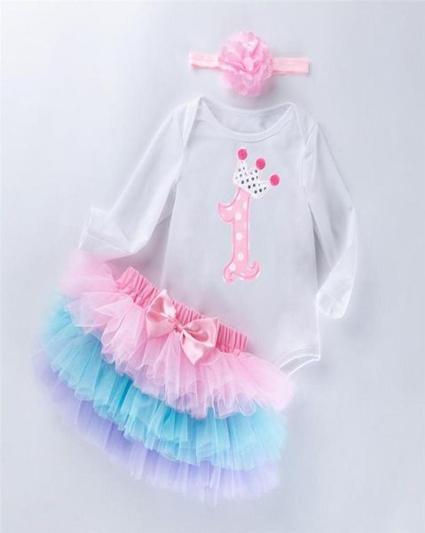 Girl039s Abiti Neonata Primo Compleanno Vestito 1 Anno Abitino Abbigliamento Bambino Abiti estivi Neonato Battesimo Vestito di Natale3526363