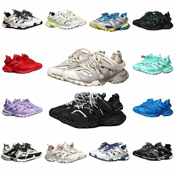 Slippers men's letter designer shoes 3.0 sneakers women's brand running shoes trainer nylon printed casual shoes all black white/grey khaki moonlight black/purple/red