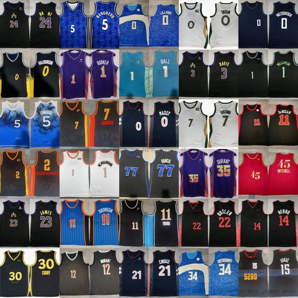 2023 Nova temporada de camisas de basquete Man Ed Breathable Sports Home Away City Jersey