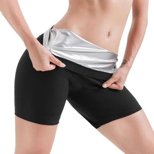 Gonne donne pantaloni shaper pantaloni caldi thermo sudore sauna pantaloncini capris cornis domer women slimming pantaloni da allenamento per allenamento leggings