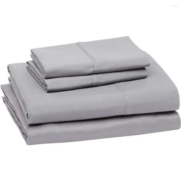 Conjuntos de cama leve super macio fácil cuidado microfibra 4 peças conjunto de cama com 14 polegadas bolsos profundos king consolador frete grátis