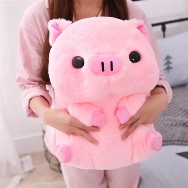 Tiere kreatives süßes Schwein Plüsch Spielzeug gefüllt weich schön tier glücklich piggy puppe baby aga kissen für Kinder Kinder Geburtstag Geschenk 40 cm l