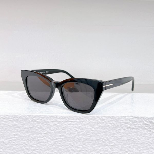 Óculos de sol olho de gato preto/preto fumaça feminino 1031 sunnies gafas de sol designer óculos de sol tons occhiali da sole proteção uv400