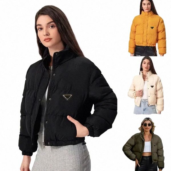 giacca da donna firmata giacca da donna in pelliccia giacca gonfia maniche lunghe designer Lady Slim Down Coat giacca a vento corto parka abbigliamento invernale Jac F6nF #