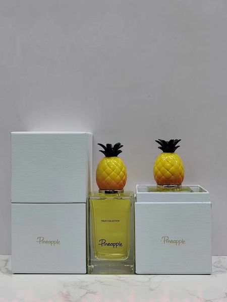 Nova coleção de frutas Perfume Limão Abacaxi Laranja Fragrância 150ml Cheiro de longa duração Marca EDP Homem Mulheres Parfum Neutro Doce Colônia Spray de alta qualidade