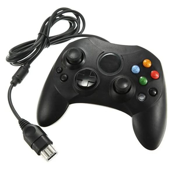 Joysticks Schwarz Professionelles Gamepad Joystick Game Handle Control Joypad für Microsoft XBOX Kabel-Controller der ersten Generation KOSTENLOSER VERSAND