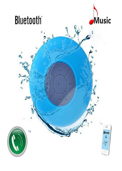 Wasserdichter kabelloser Bluetooth-Mini-Lautsprecher, Handbrause-Lautsprecher mit Saugnapf, alle Geräte für Telefon, Badezimmer, Pool, Boot, IPX48143542