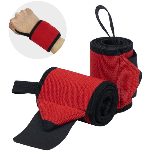 Power Gewichtheben Gym Straps Wraps Training Armband Handgelenk Unterstützung Klammer Handgelenk Riemen Powerlifting Fitness 240104