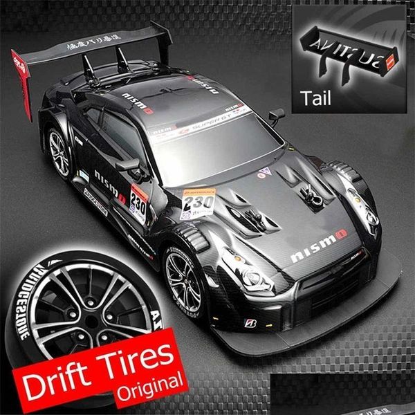 Auto elettrica/Rc Rc elettrica 1 16 58Km H Drift Racing 4Wd 2 4G Telecomando Gtr ad alta velocità Distanza massima 30M Giocattoli elettronici per hobby G Dh9Yh