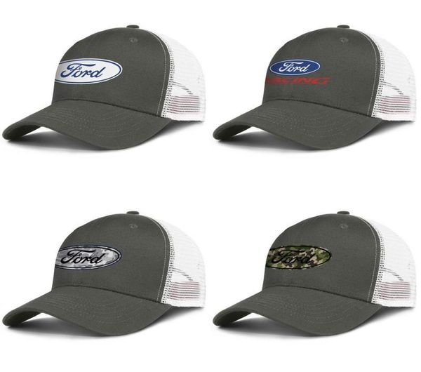 Herren Mesh Cap Ford Performance Racing Original Logo Damen039s Einheitsgröße Belüftung Sonnenhüte Tarnung grau schwarz weiß1268585