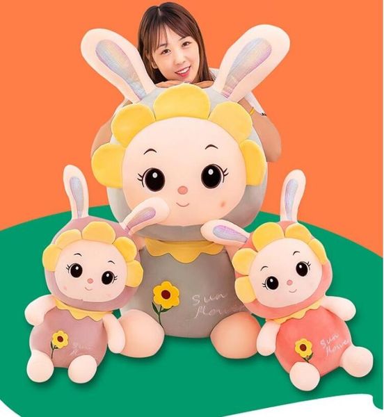 Nuovi regali creativi 30 ~ 100 cm Bella coniglio giocattoli di peluche Morbido coniglietto animale farcito cuscino cuscino bambola di compleanno ragazze bambini foto puntelli1684994