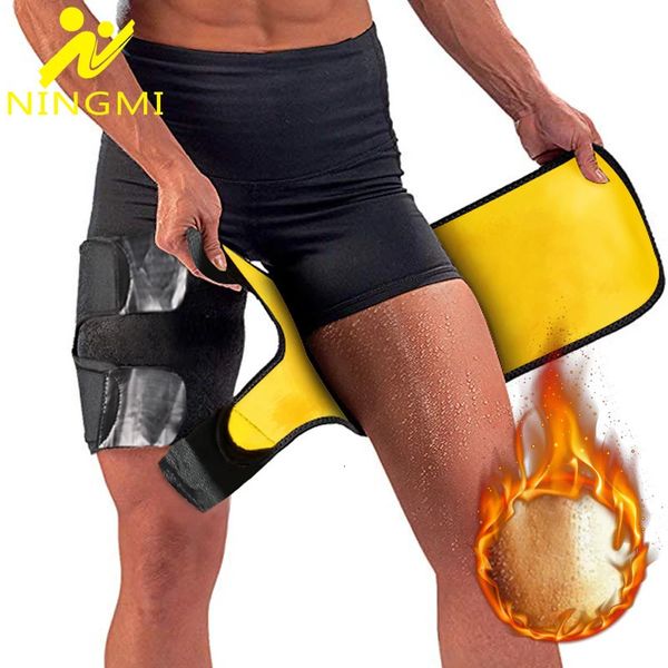 NINGMI Schlanker Oberschenkel-Trimmer, Beinformer, Fajas, schlanker Schlankheitsgürtel, Neopren-Schweiß-Shapewear, straffe Muskeln, Band, Oberschenkel, schlankerer Wickel, 240104