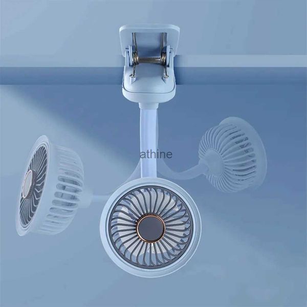 Ventiladores elétricos portátil mini ventilador de clipe de mão USB recarregável silencioso ventilador elétrico de alta qualidade dormitório estudantil pequeno ventilador de resfriamento YQ240104