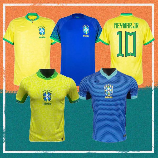 2024 camisas de futebol do Brasil 22/23/24 CASEMIRO L.PAQUETA RIHARLISON NEYMAR camisa RAPHINHA G.JESUS VINI JR RODRYGO Kit infantil uniforme de futebol