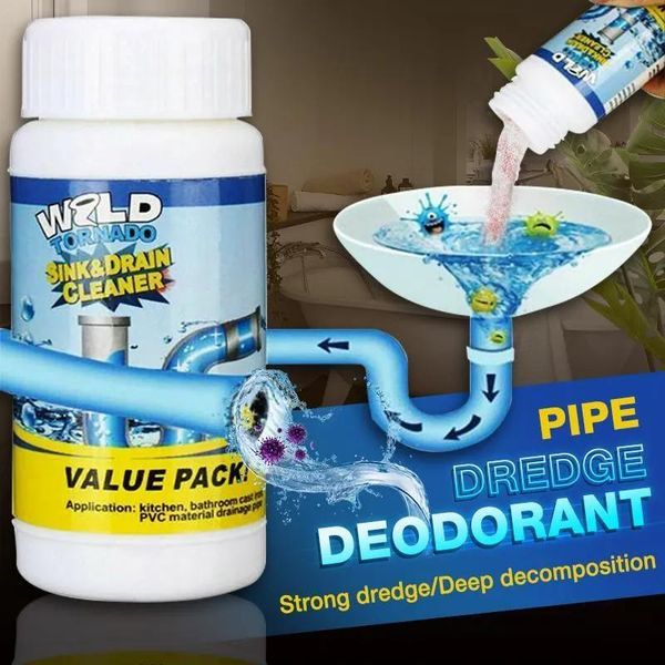 Accessori 100ML Potente agente di dragaggio per tubi da cucina Dragare Deodorante Lavandino WC Pulitore di scarico Fogna Strumenti di pulizia rapida DropshippingPipe D