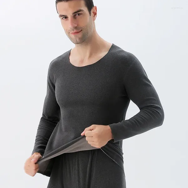 Roupa interior térmica masculina conjuntos de inverno para homem manter quente longo johns fitness flecce legging apertado undershirts masculino e feminino