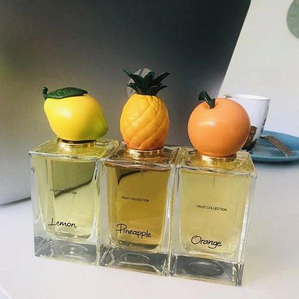 Fruit Collection Profumo a forma di ananas, limone, arancia, frutta dolce, agrumi, vaniglia, profumo Eau De Parfum per donna uomo 150ML