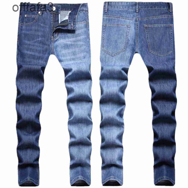 calça jeans roxa masculina calça sal frito escuro e claro cor yin-yang costura contraste tridimensional barba de gato pequeno tubo reto não elástico para homens