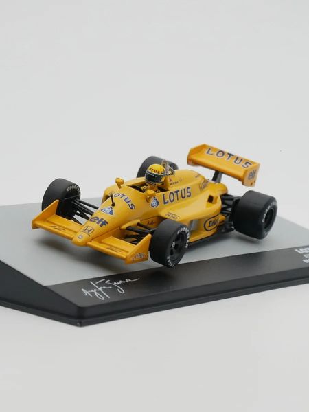 Ixo 1 43 LOTUS 99T AYRTON SENNA MONACO GP 1987 Druckgussautomodell Metallspielzeugfahrzeug 240103