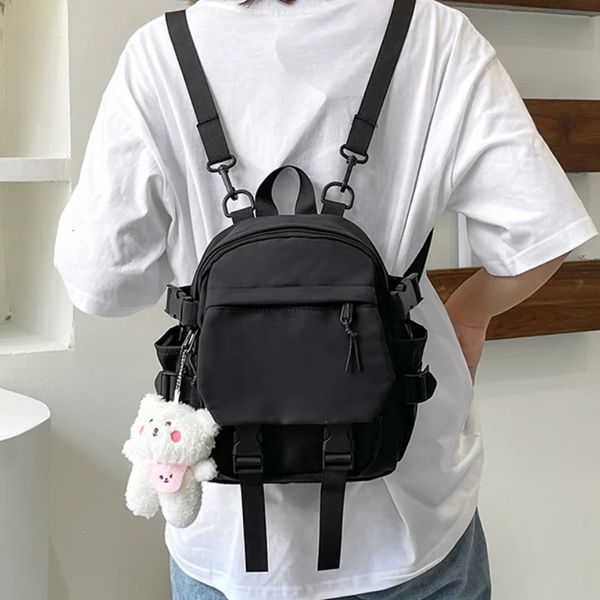 Модный мини-рюкзак Kawaii, женская сумка на плечо для девочек-подростков, многофункциональный маленький рюкзак, женские школьные рюкзаки 240103