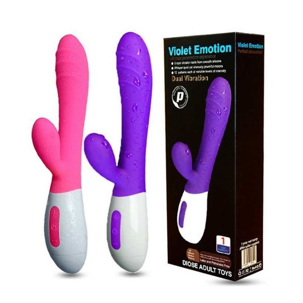 Kaninchen-Silikon-Ladevibrator Höhepunkt erwachsene Sexualprodukte weiblicher Masturbator-Massagestab 231129