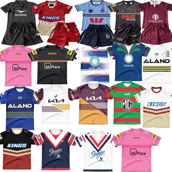 2023 2024 Rugby-Trikots Frankreich Kinder KIT-Trikots Uniform Heim Auswärts